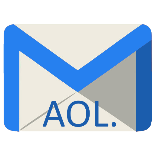 Logo của dịch vụ thư điện tử AOL.