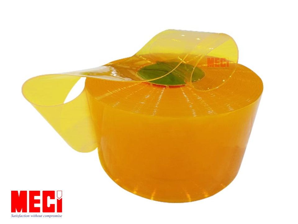 Cuộn nhựa PVC màu vàng trong