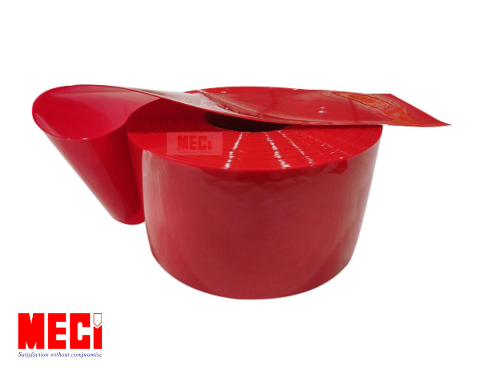 Cuộn nhựa PVC màu đỏ, không thể nhìn xuyên qua
