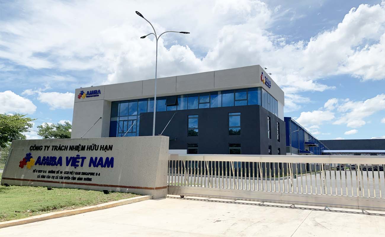nhà máy sản xuất của công ty Amiba Việt Nam