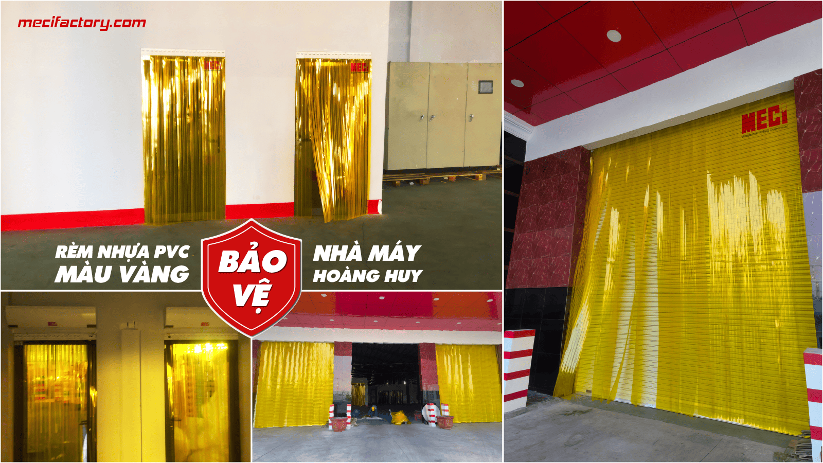 Ảnh bìa Rèm nhựa PVC cho nhà máy Hoàng Huy