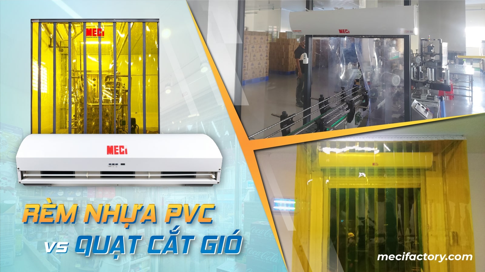 ảnh bìa của kết hợp rèm nhựa và quạt cắt gió