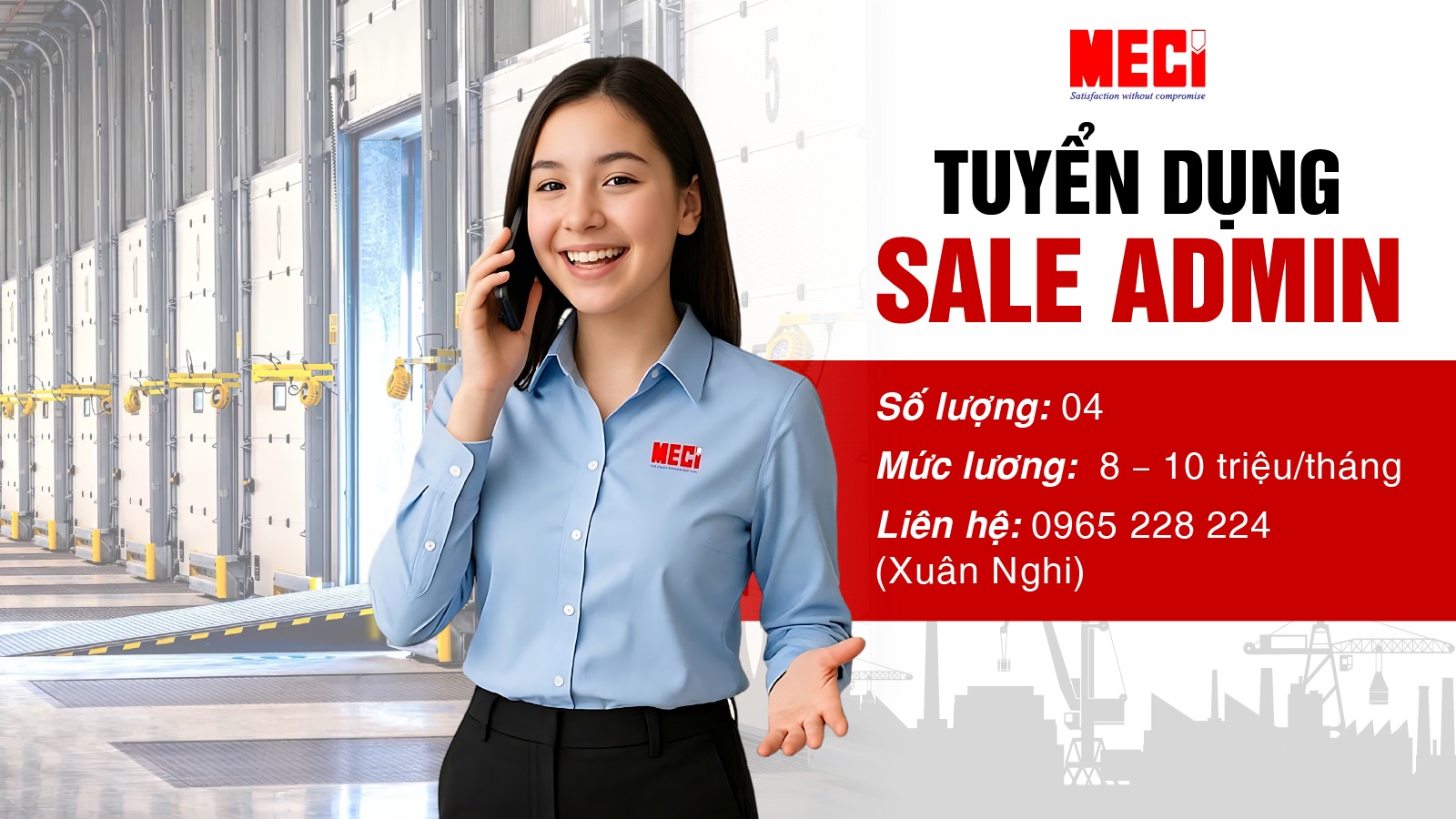 ảnh bìa của tuyển dụng sale admin