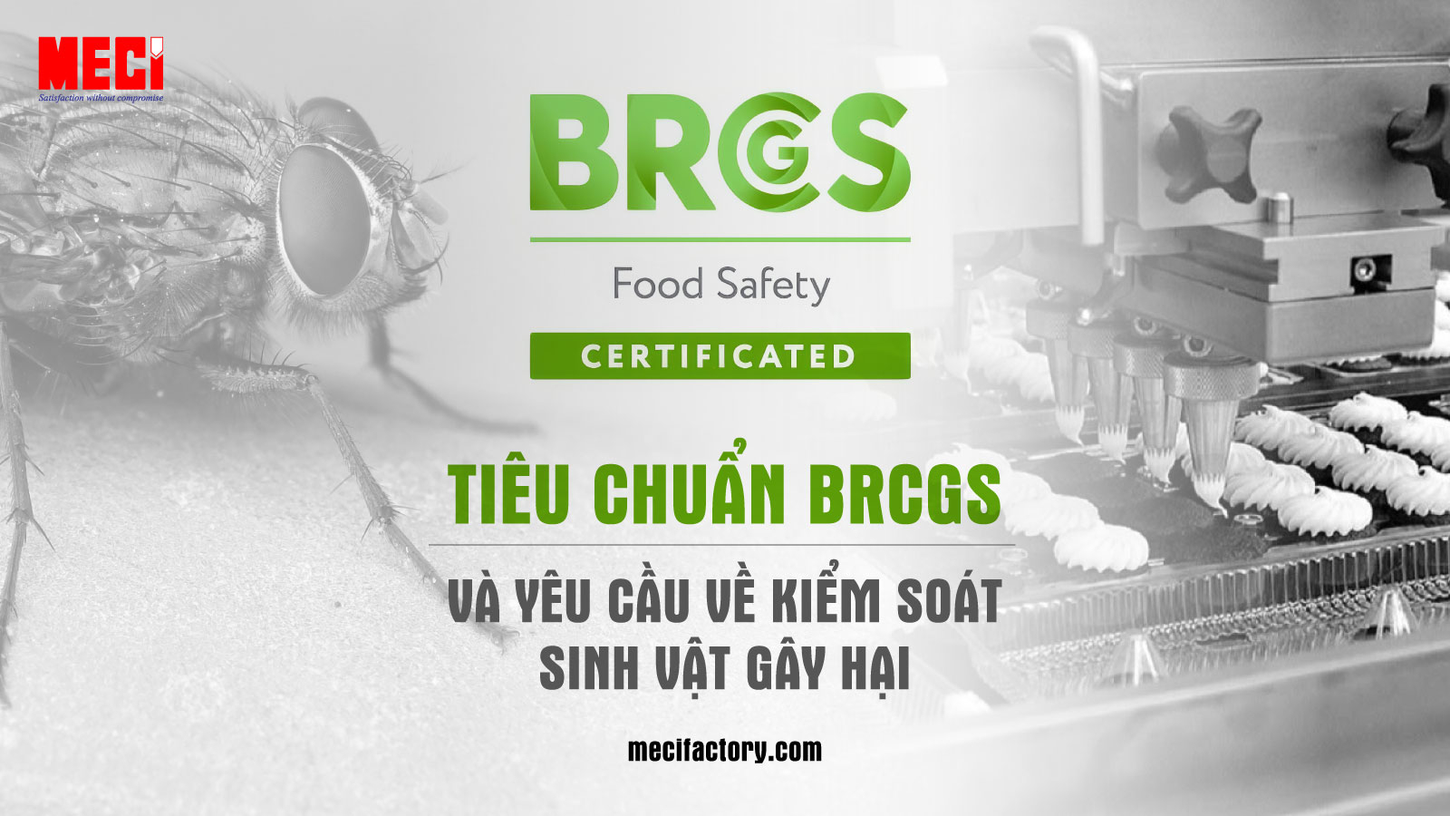 Tiêu chuẩn BRCGS và yêu cầu về kiểm soát sinh vật gây hại